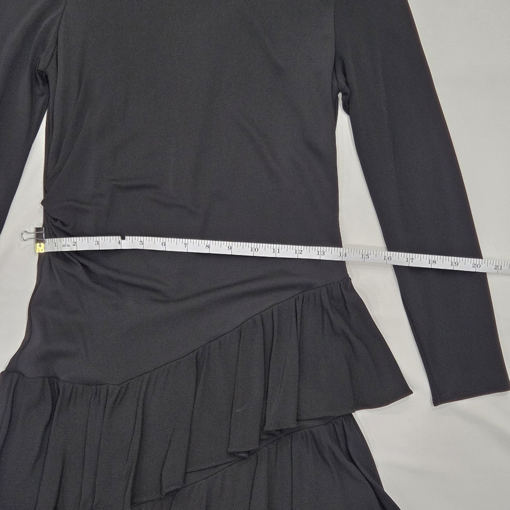 Shoshanna Midnight Tiered Drop Waist Dress Size 12 - Picture 6 of 9